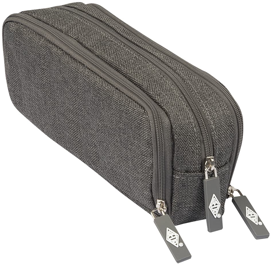Wedo Schlamper-Etui College, Polyester, Grau