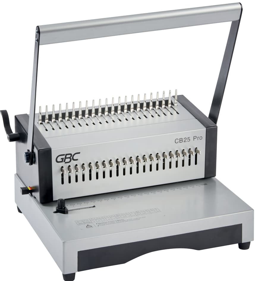 Gbc Plastikbindegerät Combbind Cb25pro, Ganzmetallgehäuse