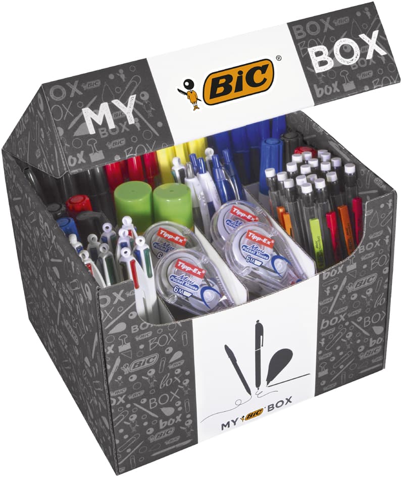 Bic Schreibset My Bic Box, 124-Teilig
