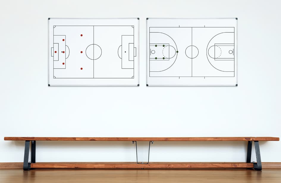 Bi-Office Weißwandtafel Fußballfeld, 900 X 600 Mm