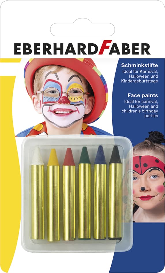 Eberhard Faber Schminkstifte, Kurz, 6 Farben