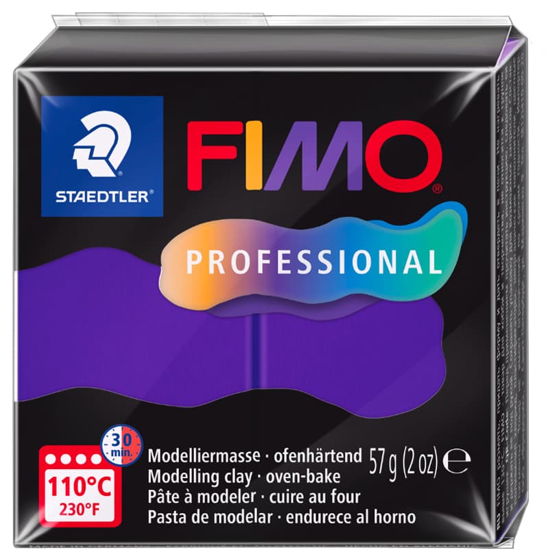 Fimo Professional Modelliermasse, Ofenhärtend, 57 G, Lila