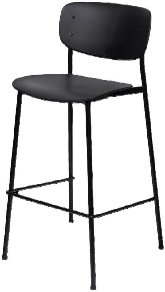 Paperflow Barhocker Soho, 2er Set, Schwarz