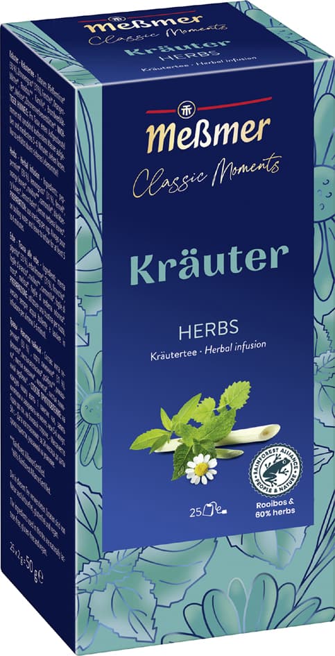 Meßmer Tee Classic Moments , Kräuter, , 25er Packung