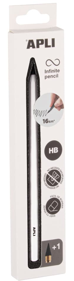 Apli Ewiger Bleistift Infinity, Weiß
