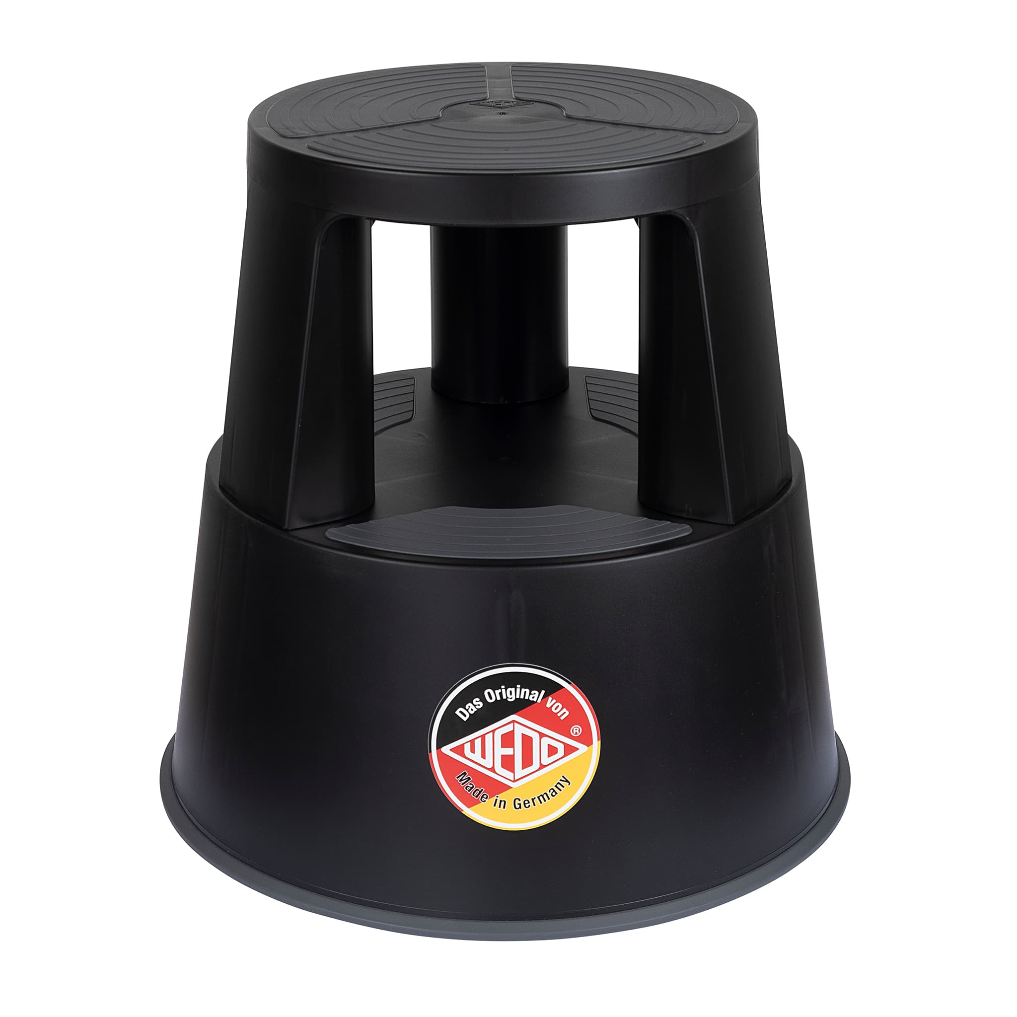 Wedo Rollhocker Superstep, Aus Kunststoff, Schwarz / Ral9005
