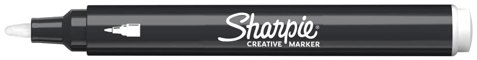Sharpie Kreativmarker Acrylic, Rundspitze, Weiß