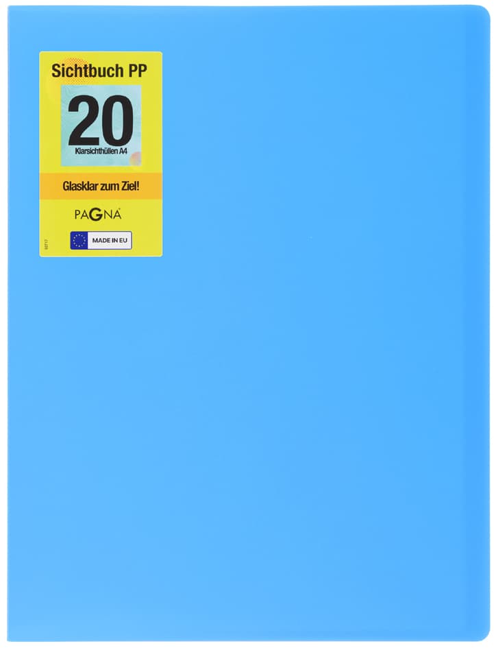 Pagna Sichtbuch , School, , Din A4, Mit 20 Hüllen, Hellblau