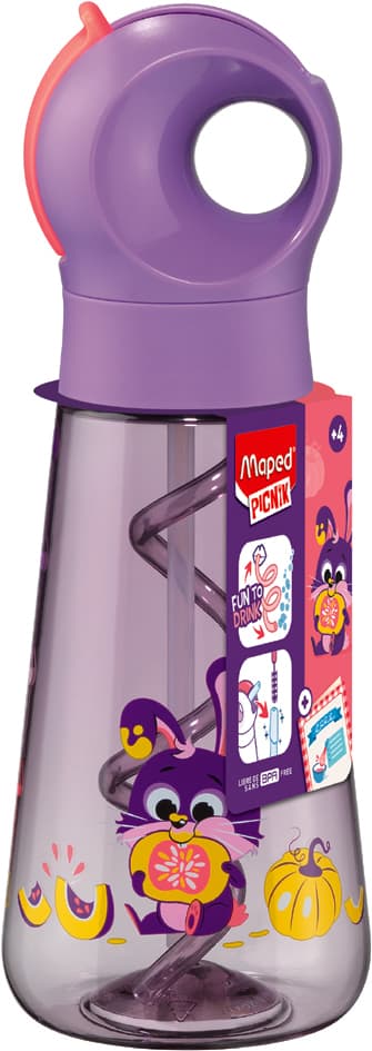 Maped Picnik Trinkflasche Hase, 0,5 Liter, Lila