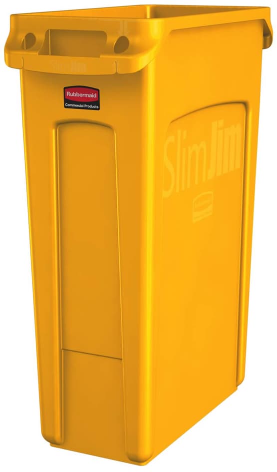 Rubbermaid Abfallbehälter Slim Jim Mit Lüftungskanälen