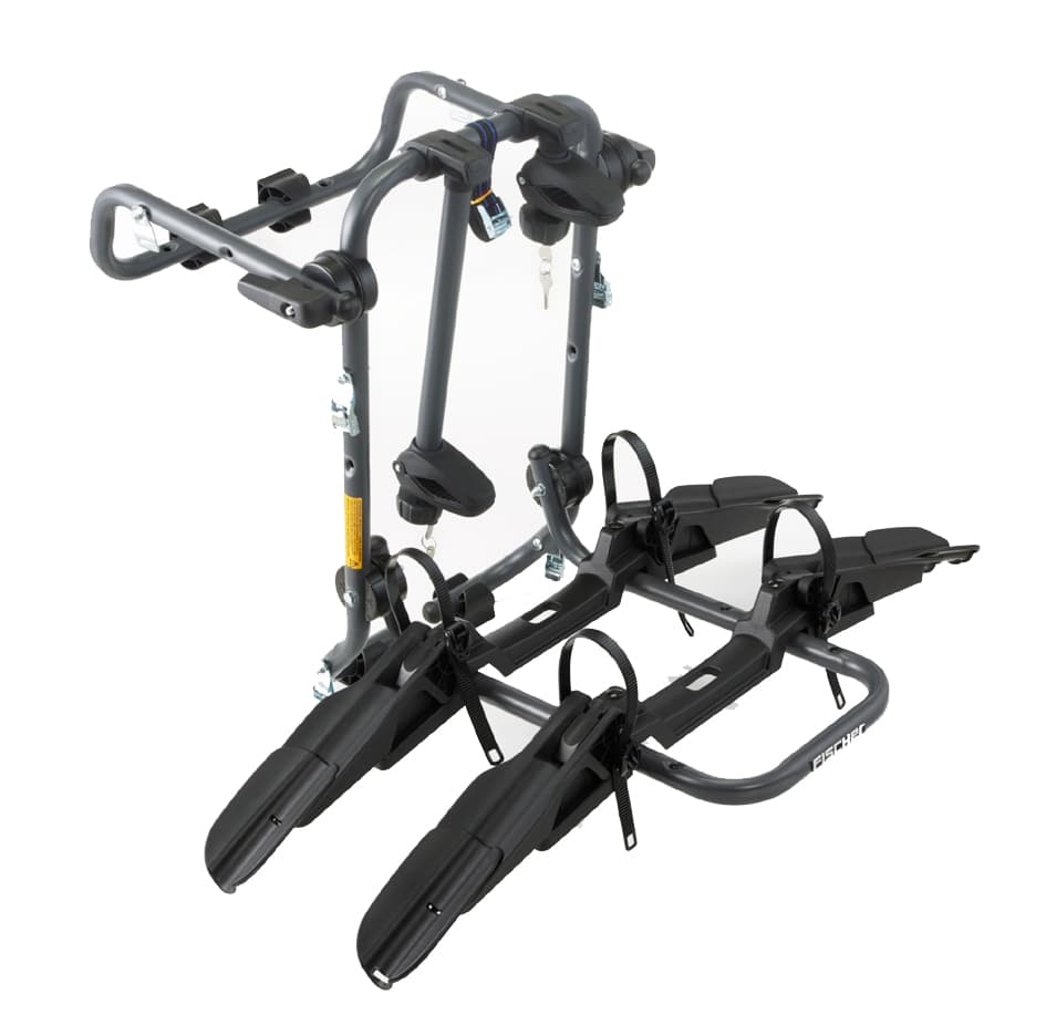 Fischer Heck-Fahrradträger, Für 2 Fahrräder/E-Bikes