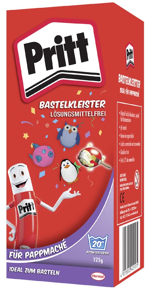 Pritt Bastelkleister Für Pappmache, Pulverform, 125 G