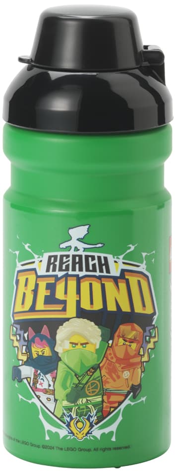 Lego Trinkflasche Ninjago Green, 390 Ml, Grün