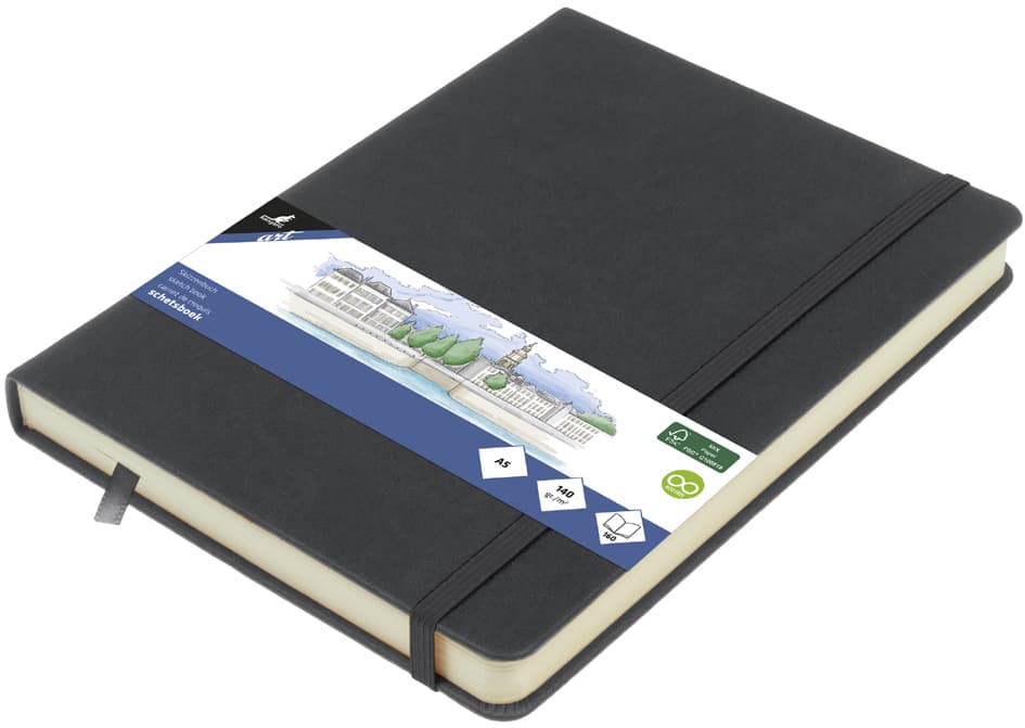 Kangaro Skizzenbuch, 80 Blatt, Din A5, Cold Grey