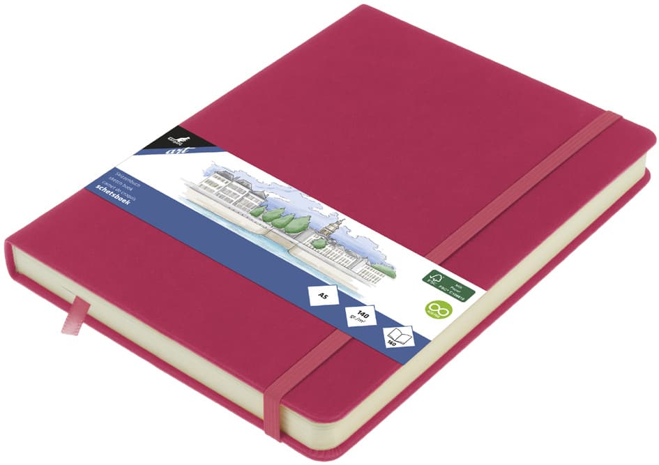 Kangaro Skizzenbuch, 80 Blatt, Din A5, Ruby
