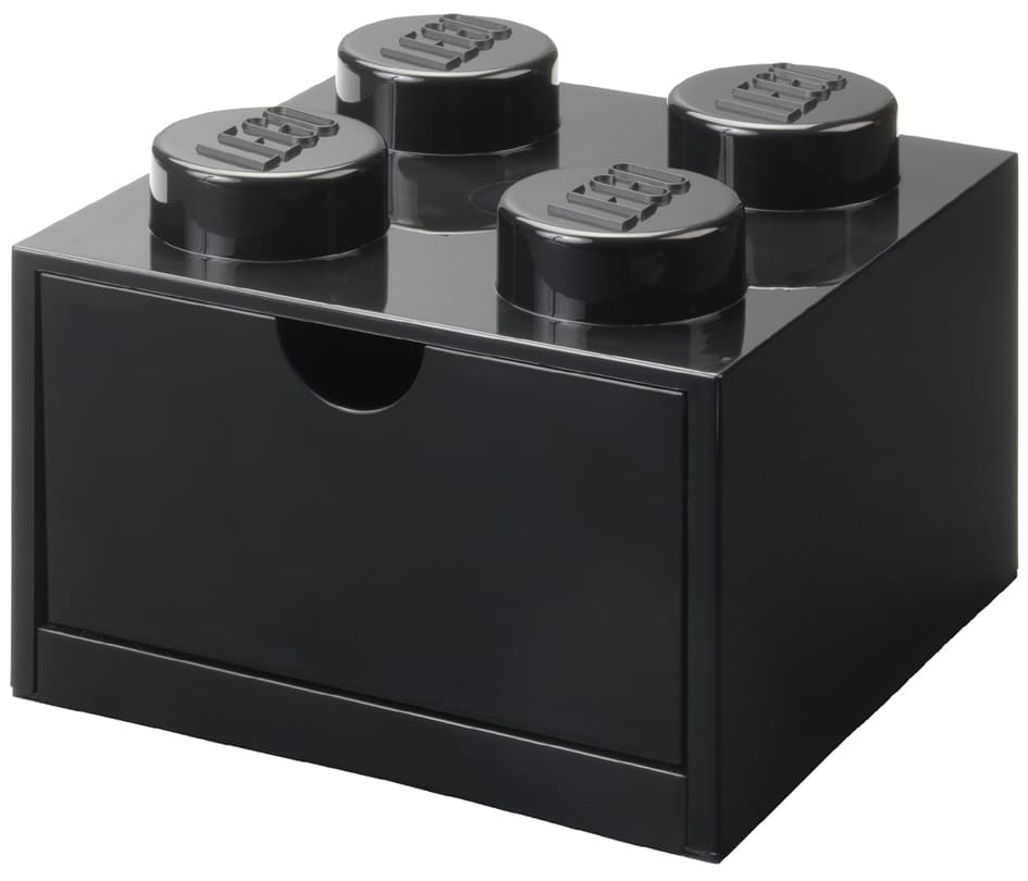 Lego Schubladenbox Desk Drawer 4, 1 Schub, Schwarz