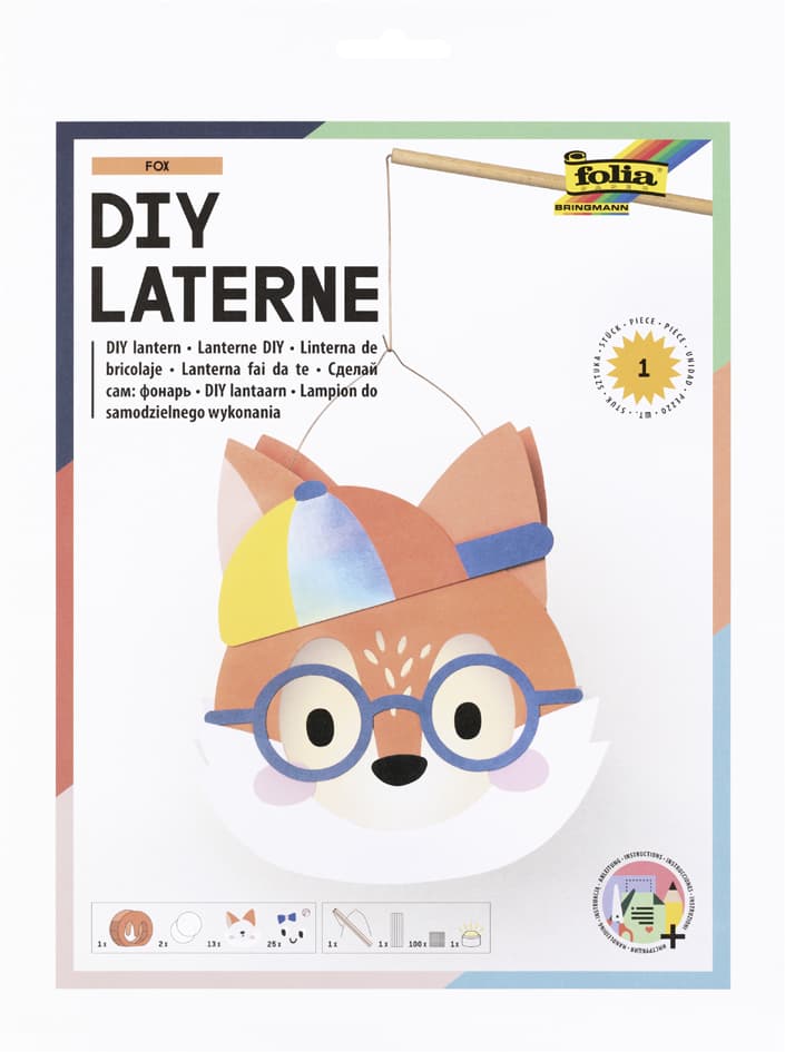 Folia Laternen-Bastelset Fuchs