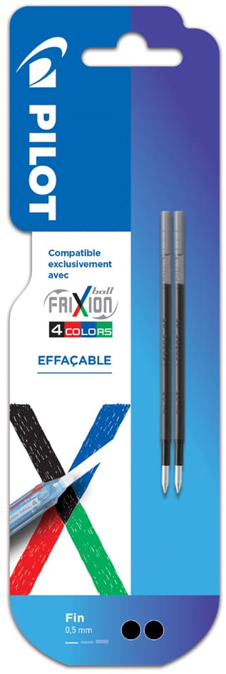 Pilot Ersatzmine Frixion 4 Colors, 2er Blister, Blau
