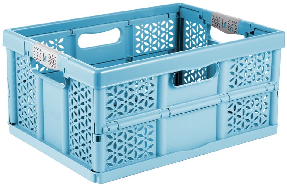 Keeeper Profi-Klappbox , Eco Lea, , 32 Liter, Sky Blue