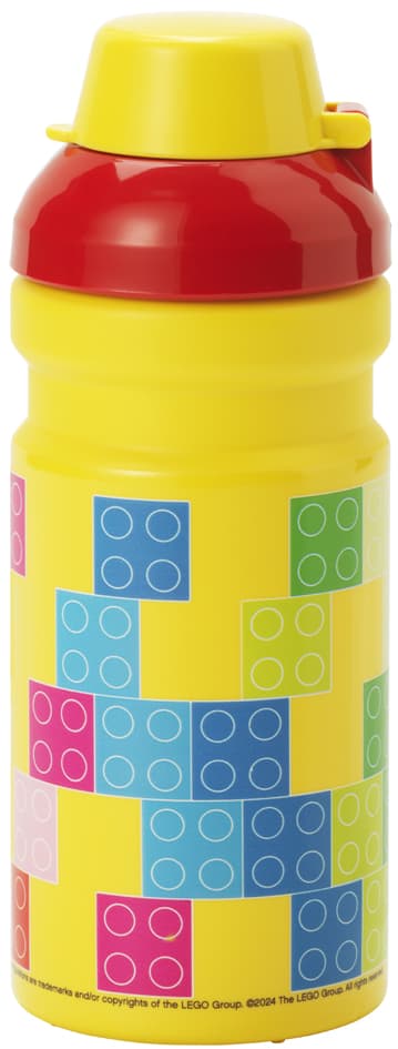 Lego Trinkflasche Brick Pattern, 390 Ml, Gelb