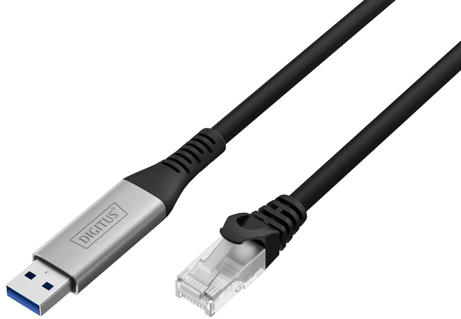 Digitus Usb 3.2 Ethernet-Kabel, Usb-A - Rj45 Stecker, 10 M