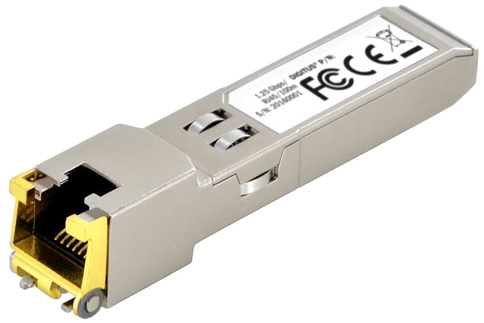 Digitus Mini Gbic Kupfer Sfp Modul, 10 Gbps, Rj45