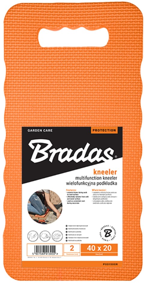 Bradas Kniebrett, (B)400 X (T)200 X (H)20 Mm, Orange