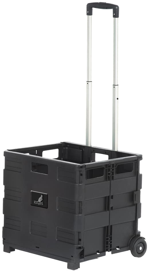 Kangaro Klapp-Transportkarre Mit Klappbox, Tragkraft: 35 Kg