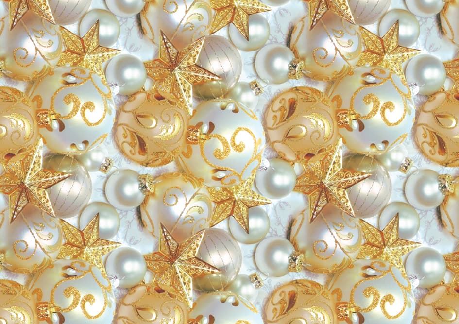 Susy Card Weihnachts-Geschenkpapier , Weihnachtskugeln,