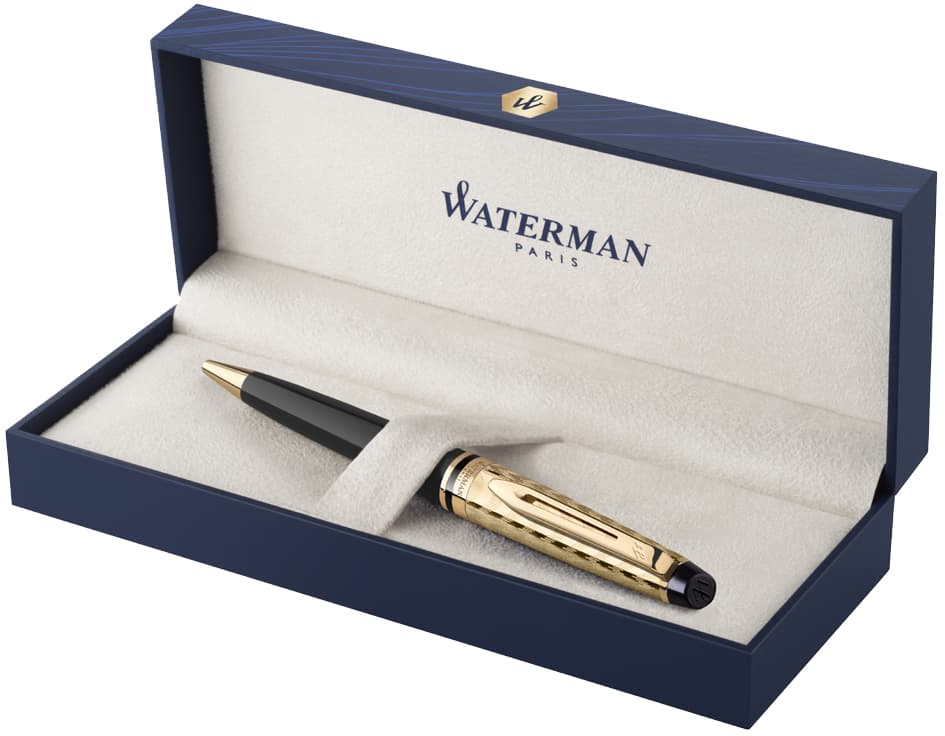 Waterman Drehkugelschreiber Expert Opera, Schwarz G.C.