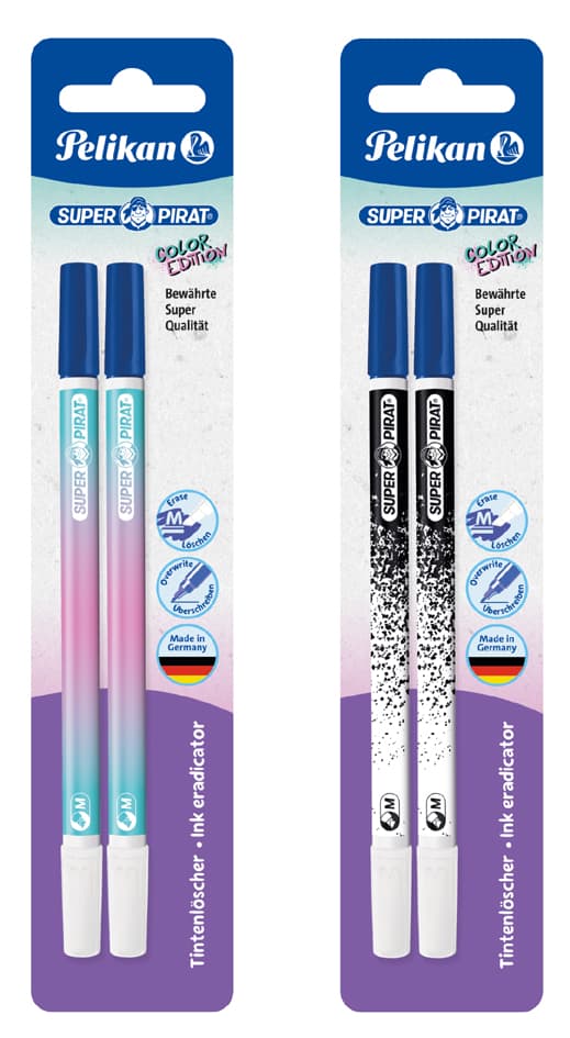 Pelikan Tintenlöscher Super Pirat Color Edition, Keilspitze