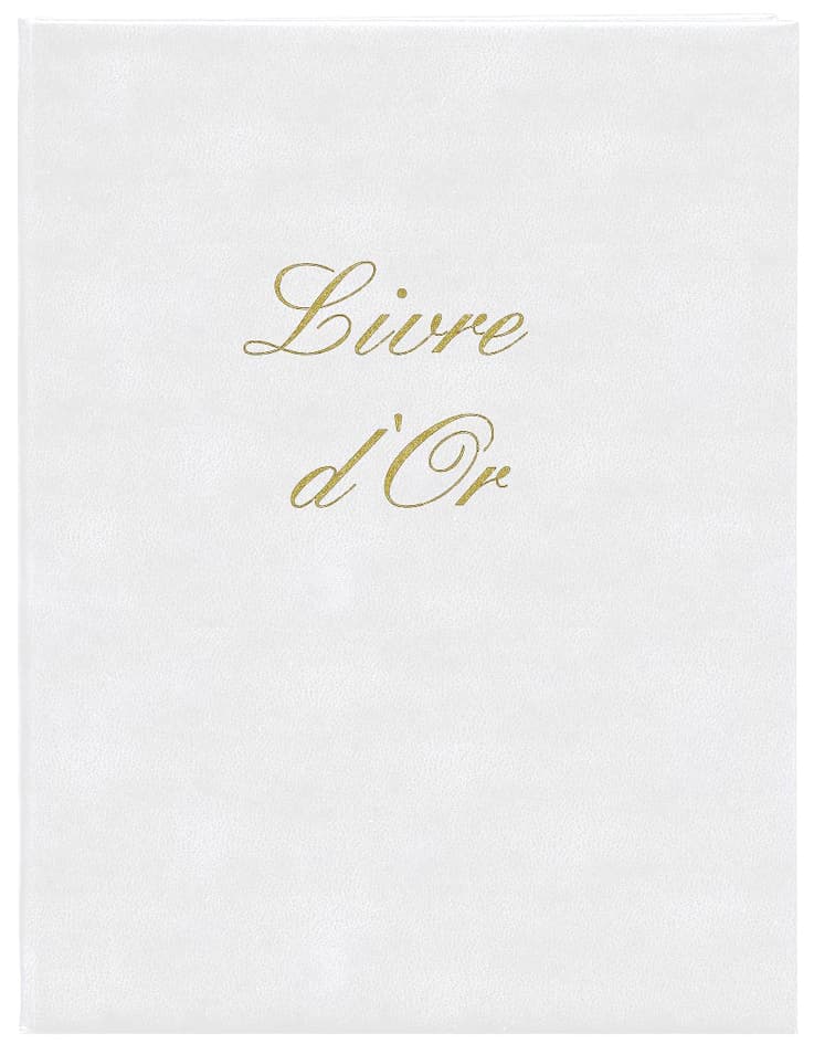 Elve Gästebuch , Livre D, Or, , 297 X 210 Mm, Weiß