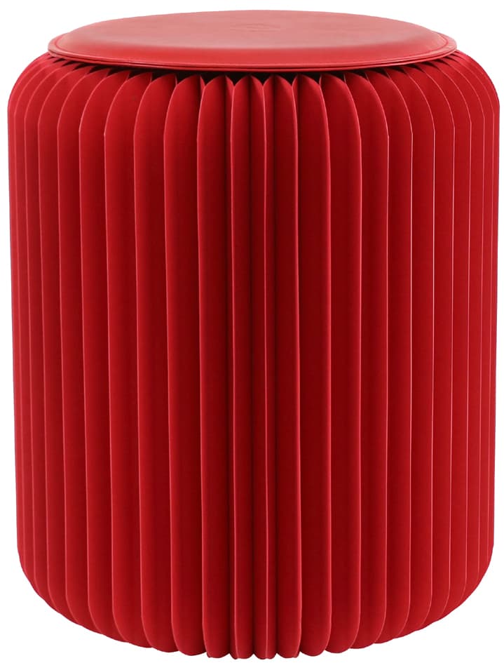Paperflow Faltbarer Hocker Flexistool, Höhe 420 Mm, Rot