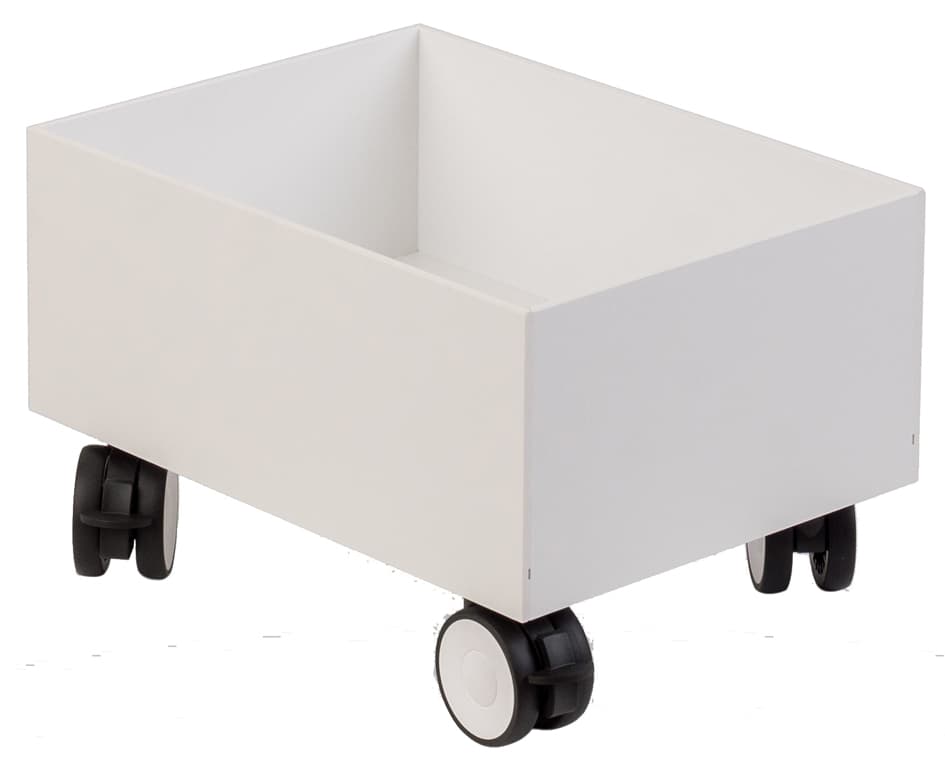 Paperflow Rollsockel Für 1 Wertstoffsammelbox, Weiß