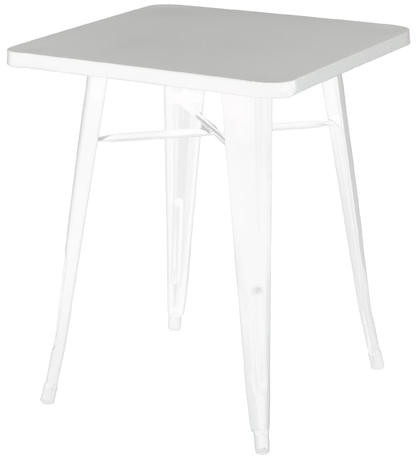 Paperflow Outdoor-Tisch Urban, (B)600 X (T)600 Mm, Weiß