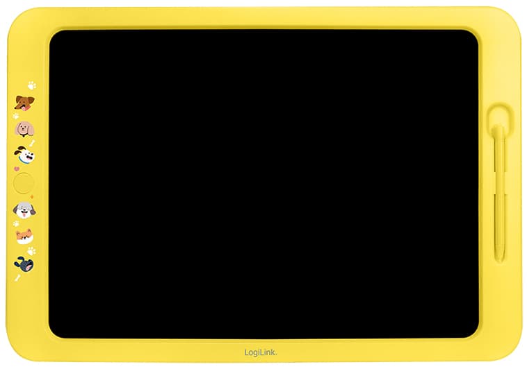 Logilink Lcd Kinderschreib- & Malttafel, 19 Zoll, Gelb