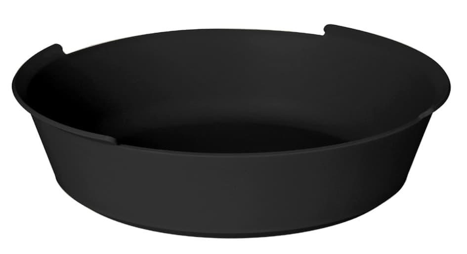 Papstar Circulware Mehrweg-Schale, Rund, 800 Ml, Schwarz
