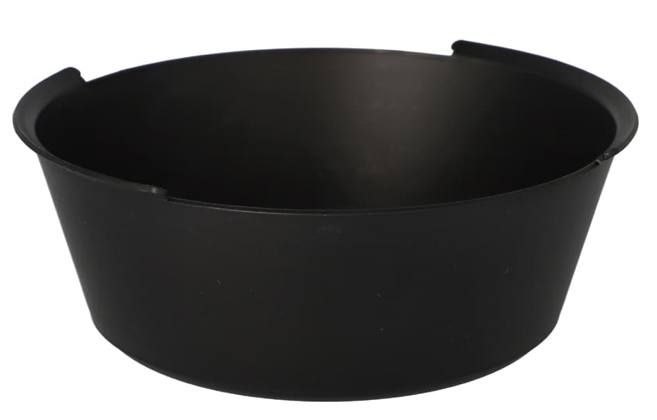 Papstar Circulware Mehrweg-Schale, Rund, 1.200 Ml, Schwarz