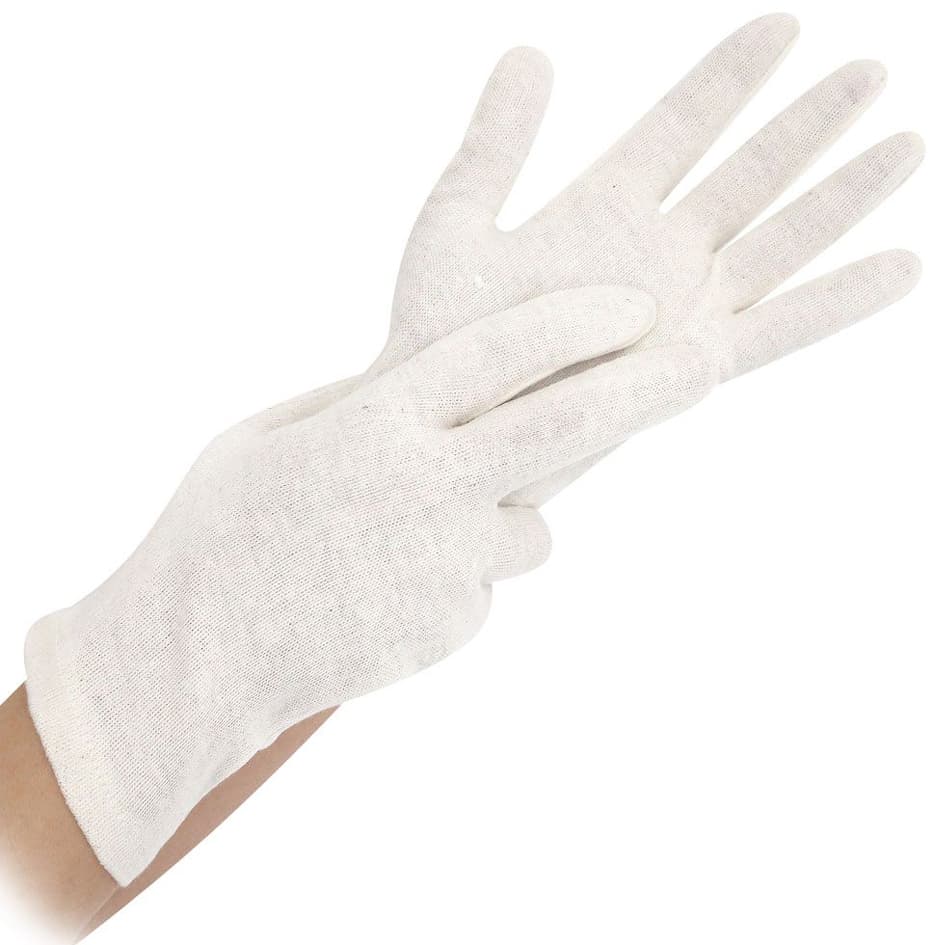 Hygostar Baumwoll-Handschuh Nature, S, Natur