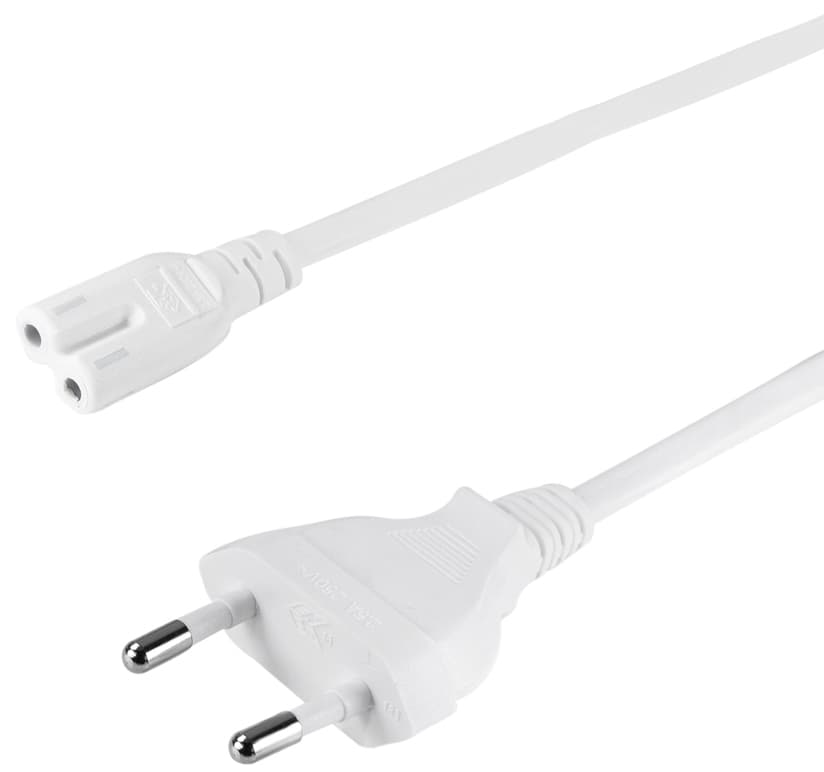 Logilink Netzkabel, Eurostecker - Kleingerätekupplung, 1,0 M