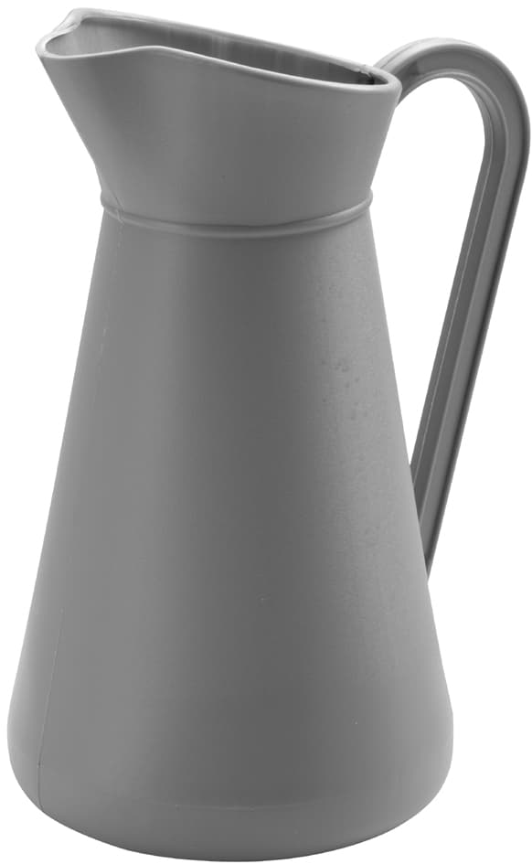 Eda Krug Aus Kunststoff, 5 Liter, Grau