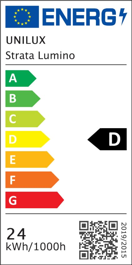 Unilux Led-Tischleuchte Strata Lumino, Klemmfuß, Schwarz
