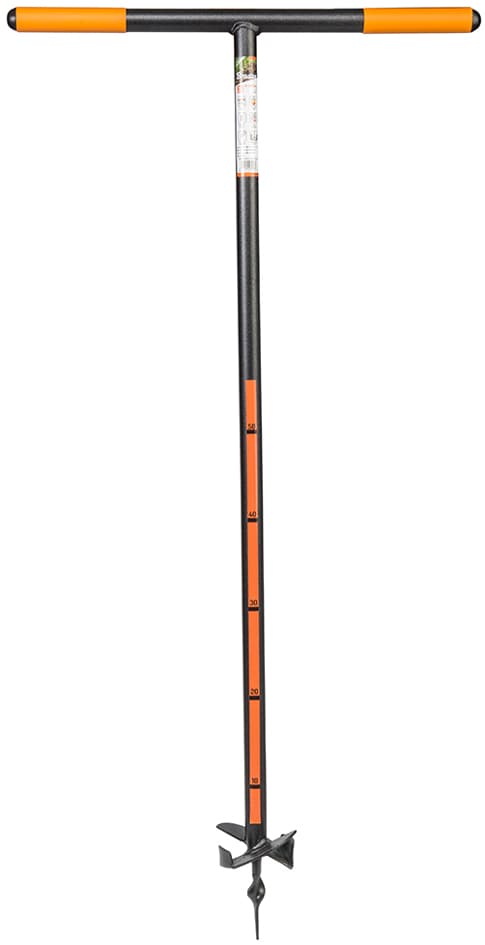 Bradas Erdlochbohrer, Durchmesser: 100 Mm, Anthrazit/Orange