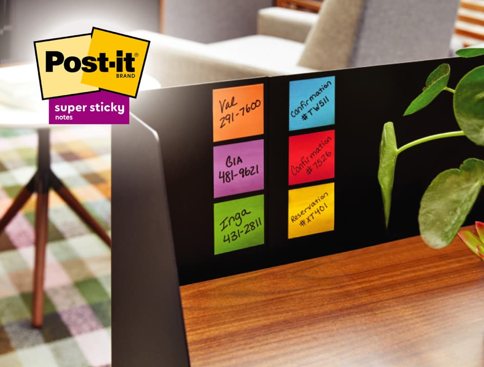 Post-It Haftnotizen Super Sticky Notes, 47,6 X 47,6 Mm, 18+6