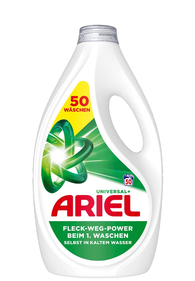 Ariel Flüssigwaschmittel Universal+, 2,25 Liter - 50 Wl