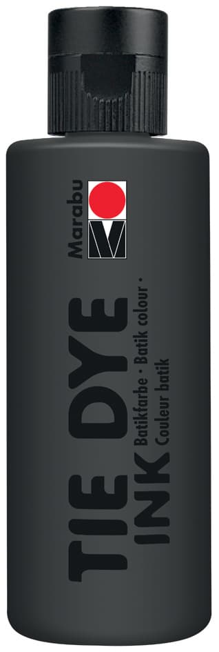Marabu Batikfarbe Tie Dye Ink, 80 Ml, 073 Schwarz