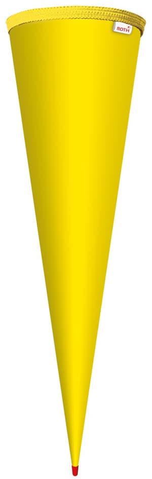 Roth Schultüten-Rohling Ohne Verschluss, 700 Mm, Gelb
