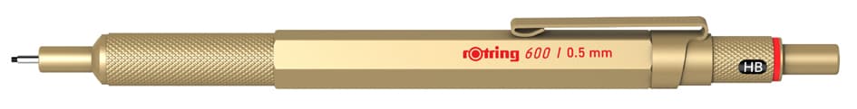 Rotring Feinminenstift 600 Metallic, 0,5 Mm, Gold