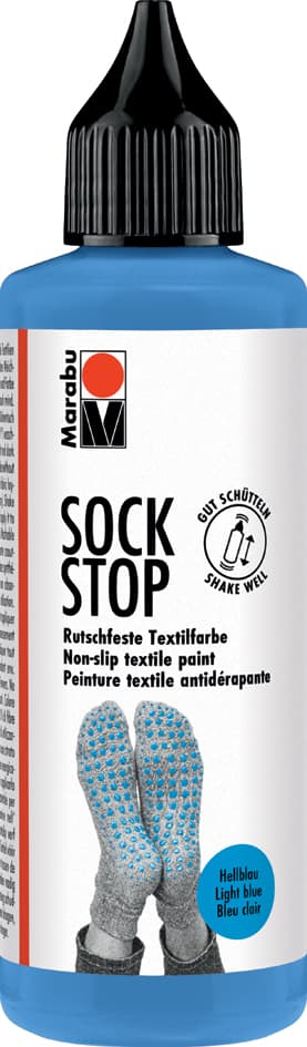 Marabu Textilfarbe Sock Stop, 90 Ml, Farblos-Transparent