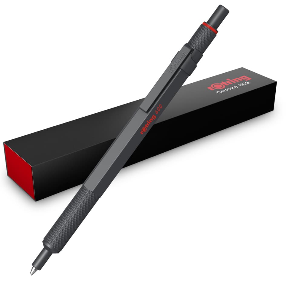 Rotring Druckkugelschreiber 600, Darkstone